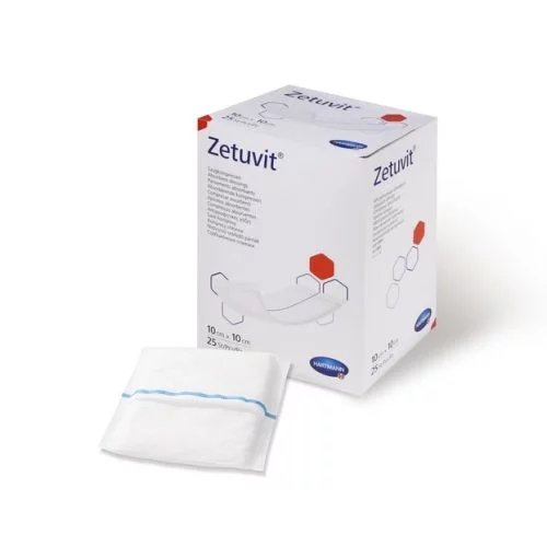 Gázový kompres Zetuvit sterilní 10x10 cm 25 ks