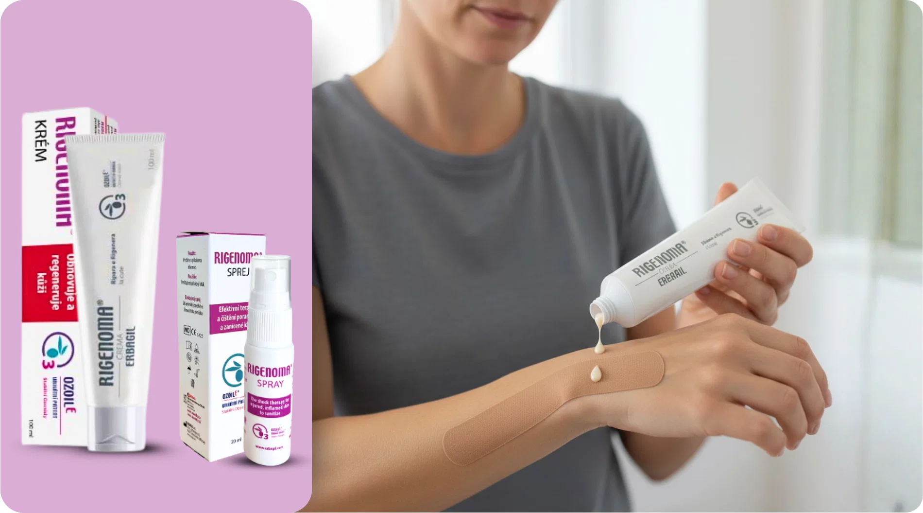 Příklad opětovné aktivace tejpovací pásky